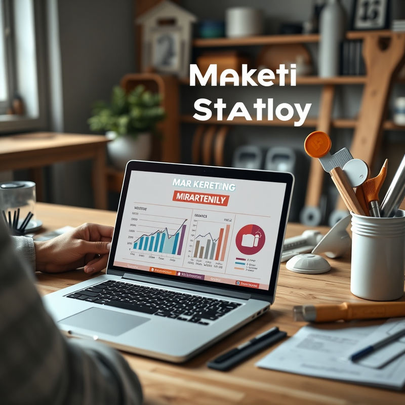 Stratégie de marketing digital pour attirer des clients dans l'artisanat.
